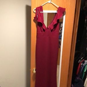 Perfect opportunity burgundy maxi dress